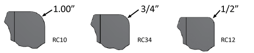 Radius Corner Choices