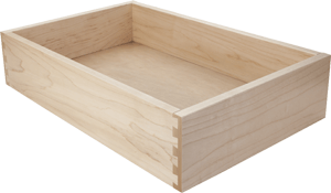 5/8" thick Maple drawer box
