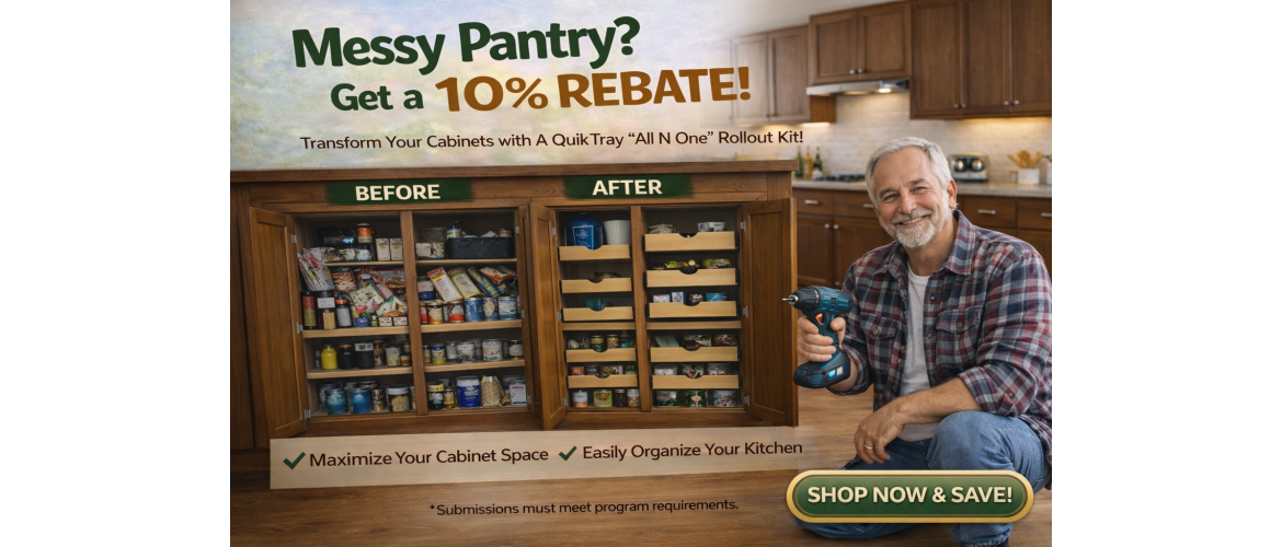 QuikTray Before & After Promo