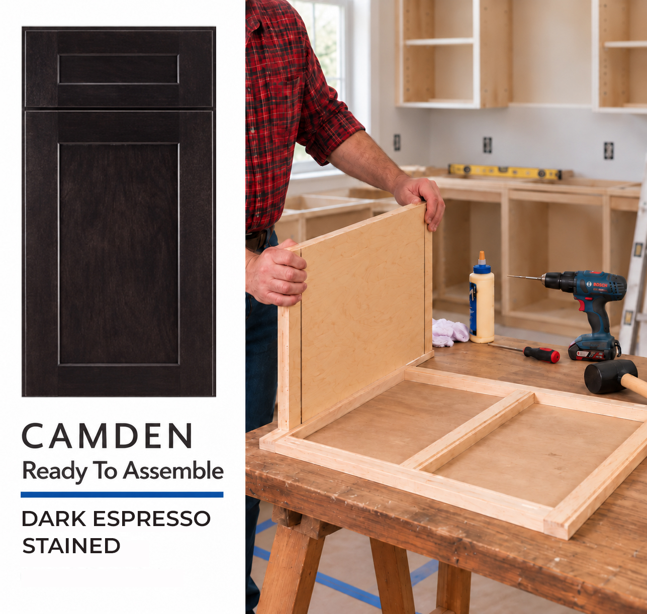 CAMDEN - Dark Espresso - Ready To Assemble (RTA)