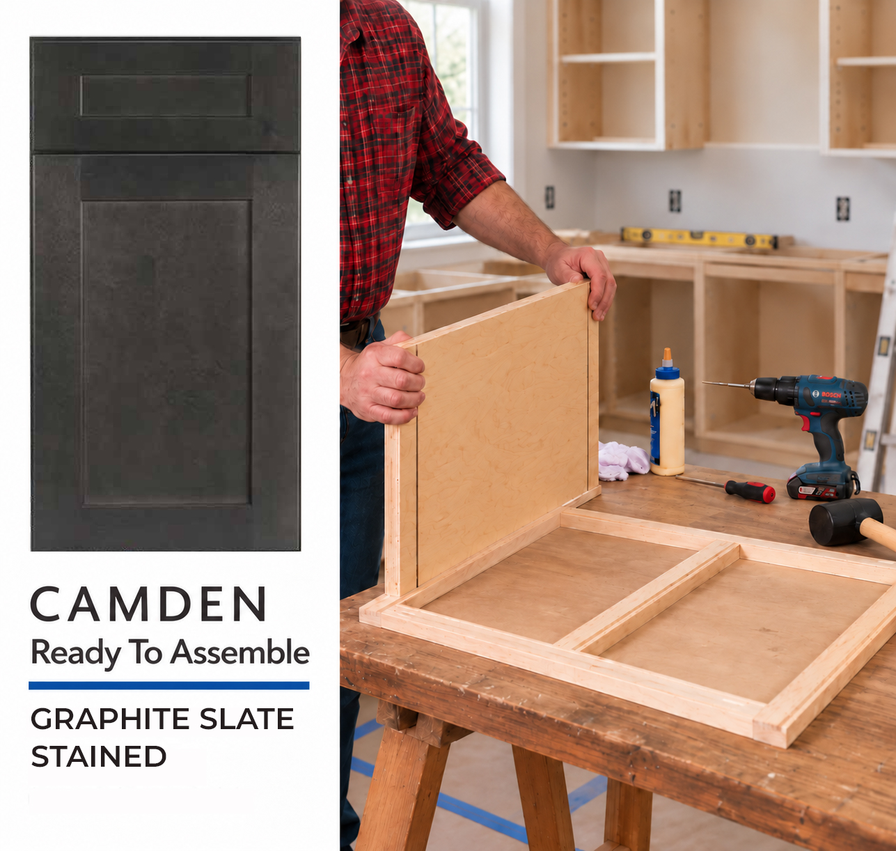 CAMDEN - Graphite Slate - Ready To Assemble (RTA)