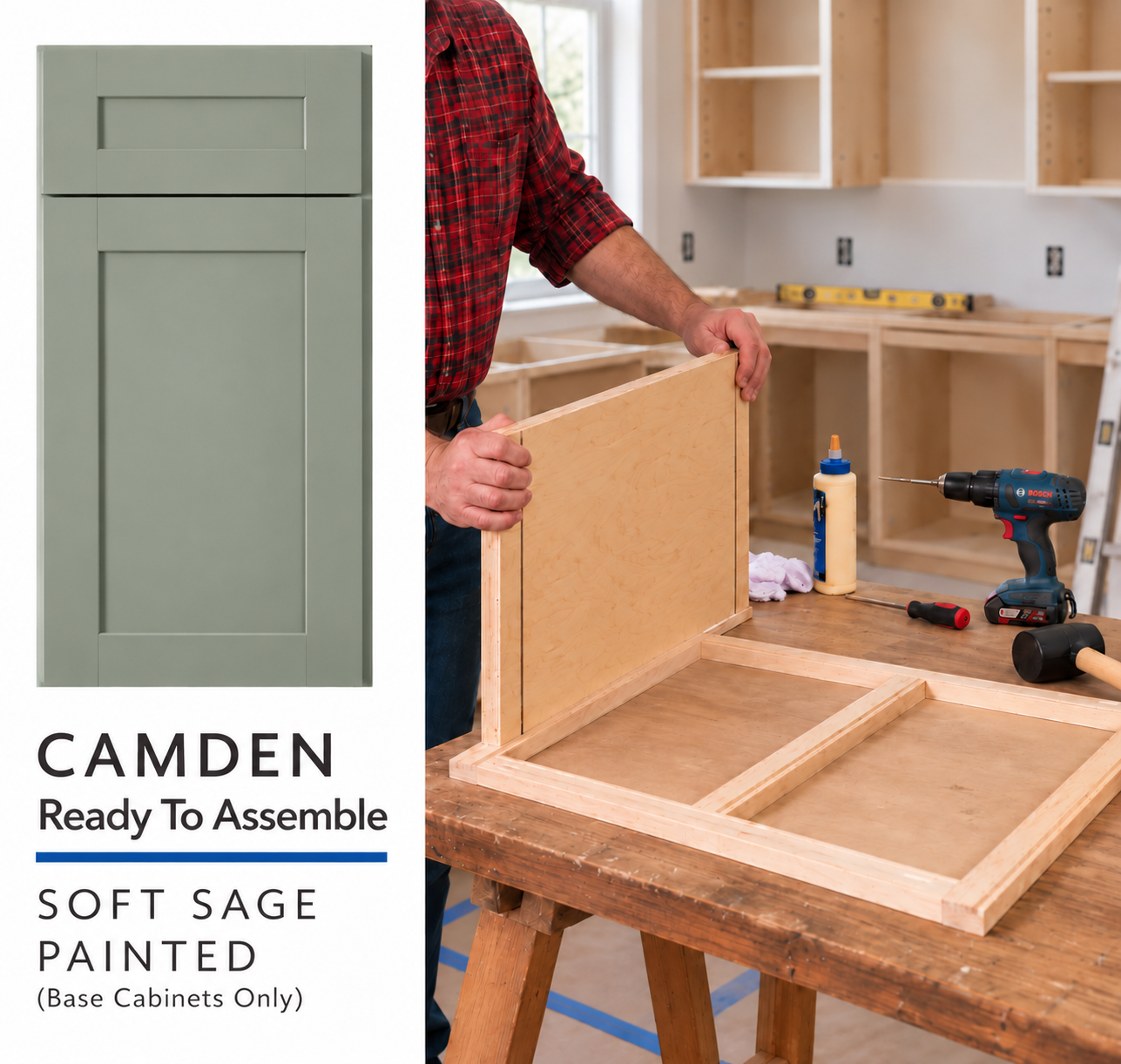 CAMDEN - Soft Sage - Ready To Assemble (RTA)