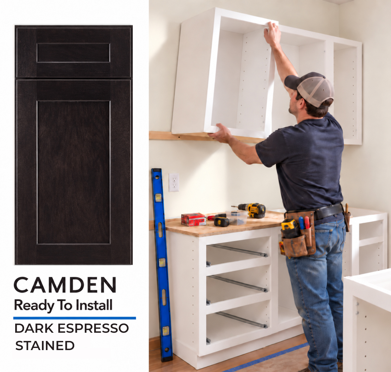 CAMDEN - Dark Espresso - Ready To Install (Assembled)