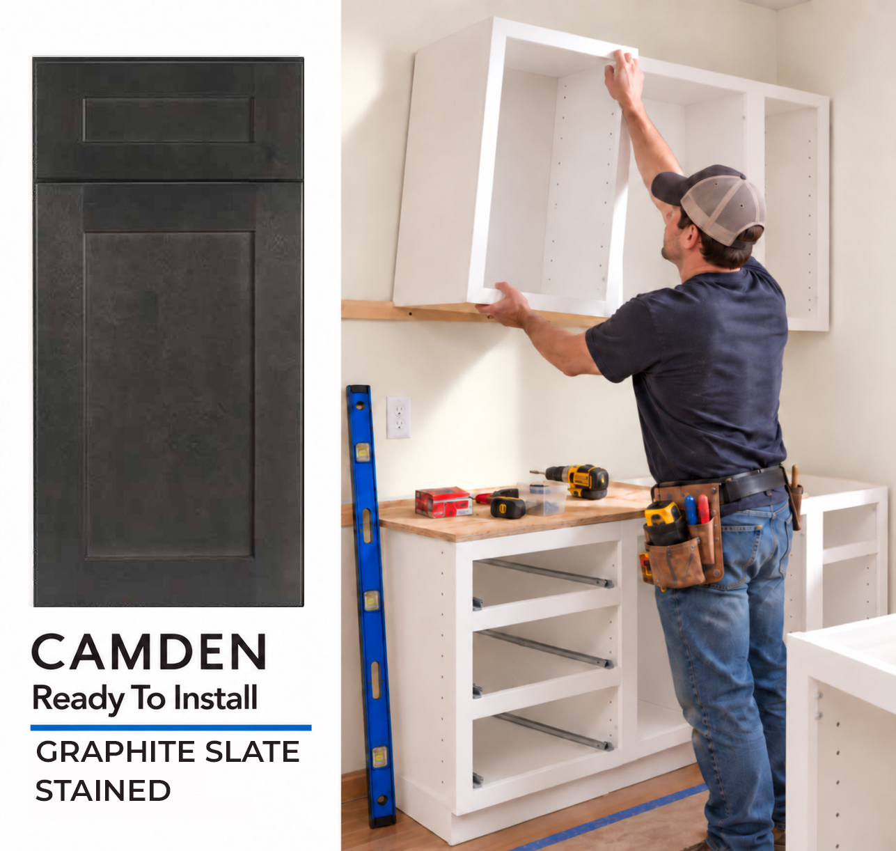 CAMDEN - Graphite Slate - Ready To Install (Assembled)