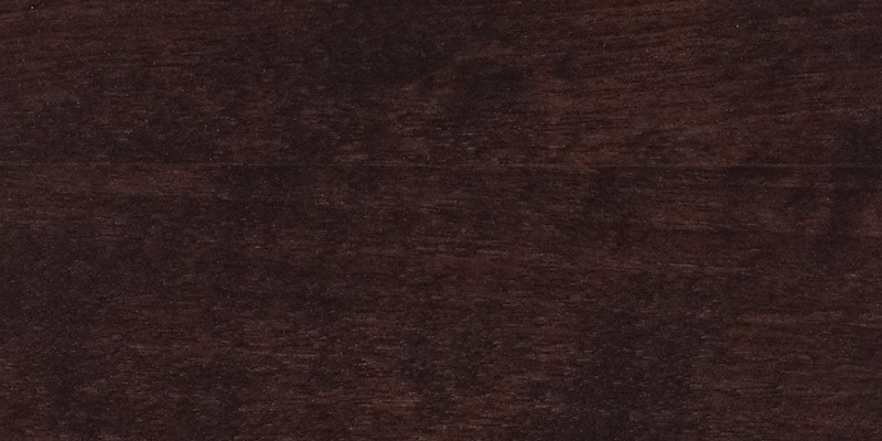 Espresso stain on White Birch