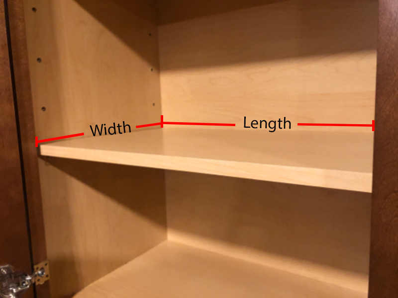 Plywood Shelf Dimensions