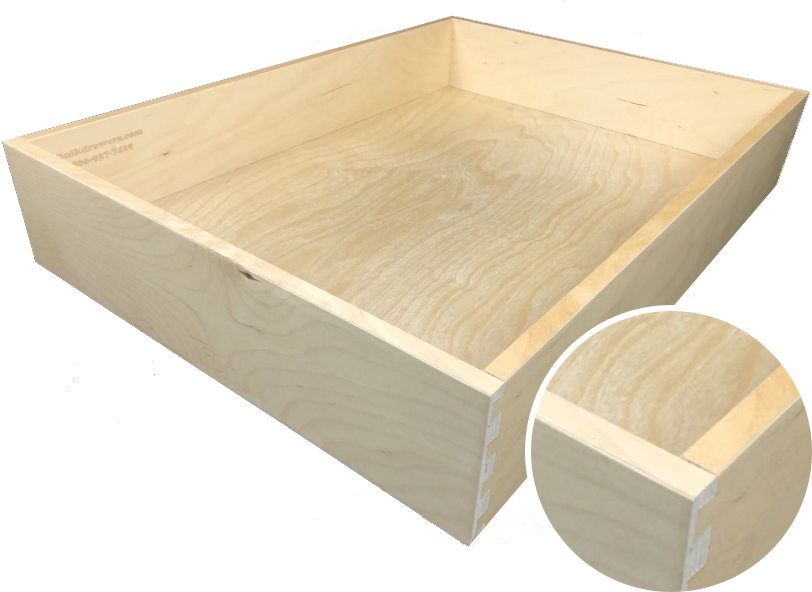Meuble Vasque Salle De Bain 3 Tiroirs – Style Européen, Motif Bouleau, En Contreplaqué, 18 Pouces