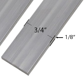 3/4" Aluminum File Bars