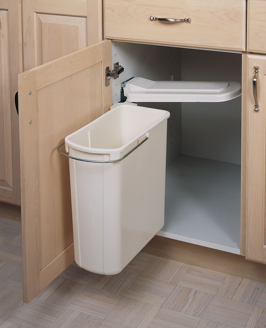 Rev-A-Shelf 8-700 Series 20 Liter Under Sink Pivot Out Waste Container