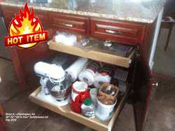 QuikDrawers QuikTRAY 2-Shelf "All N One" Rollout Kits