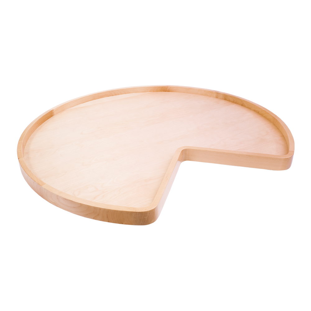 Kidney shaped 24", 28" or 32" lazy susan without hole