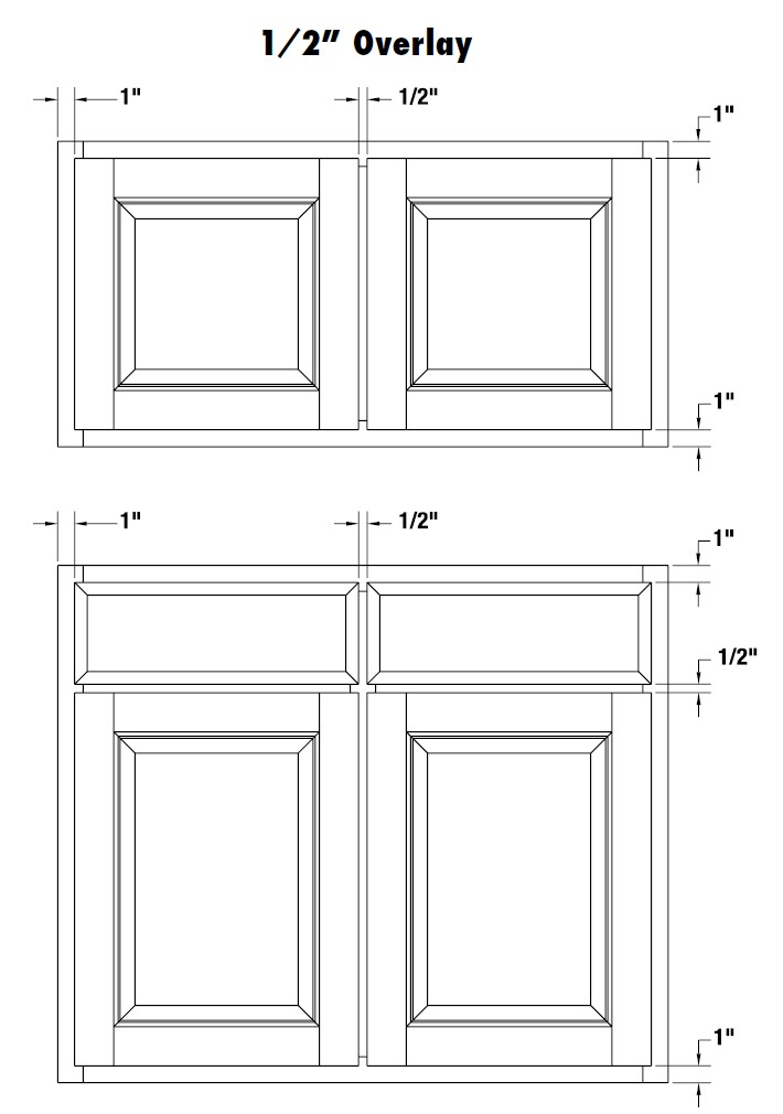 Cabinet Door Overlay Information : QuikDrawers, #1 Cabinet and Shelving ...