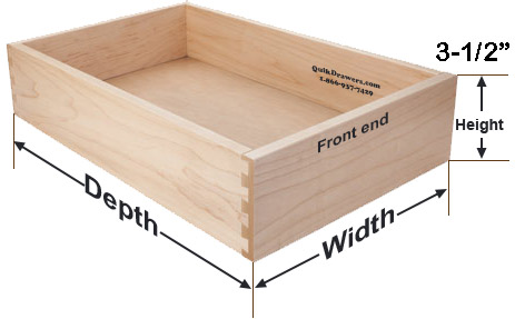 Aristokraft Replacement Drawer 5 8 Thick