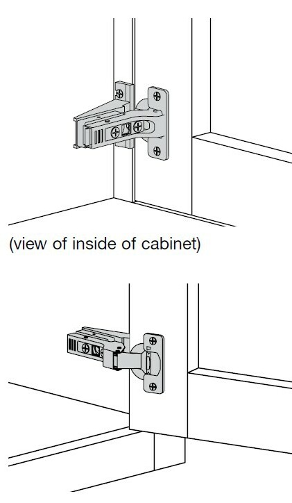 Blum hinges for inset cabinet doors on face frame cabinet