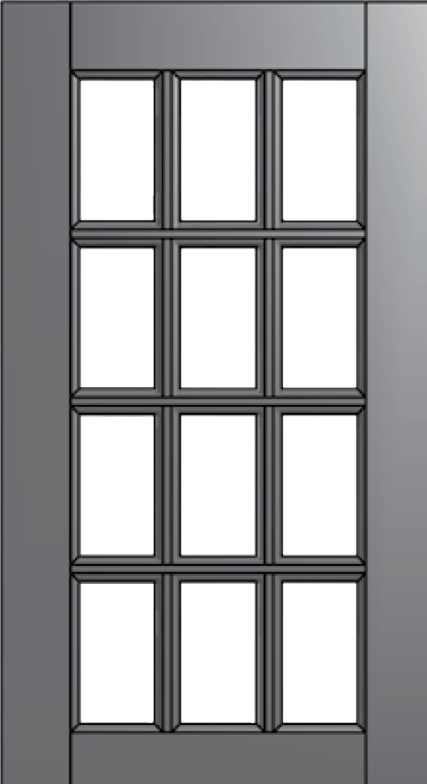 12 Lite Frame Only Cabinet Door