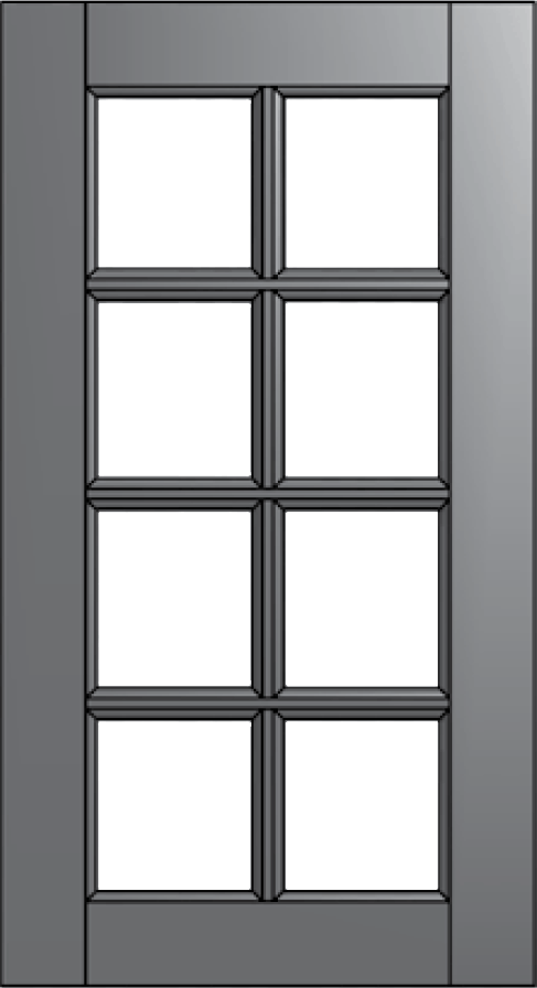 8 Lite Frame Only Cabinet Door