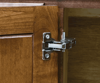 170&ordm; hinge for pie corner door applications