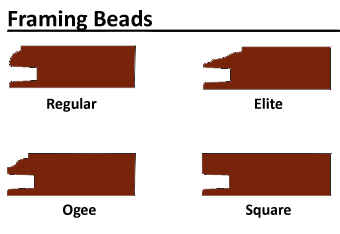 Framing Beads for Inside Frame