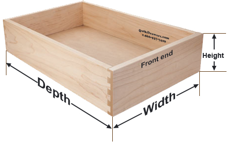 HOW TO MEASURE TO BUILD A DRAWER BOX