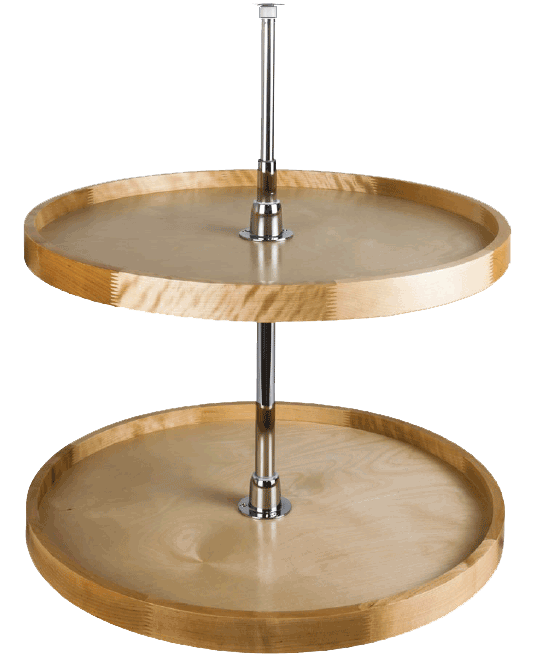 Complete round lazy susan in high quality wood