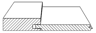 Standard Square Raised Panel Door Profile